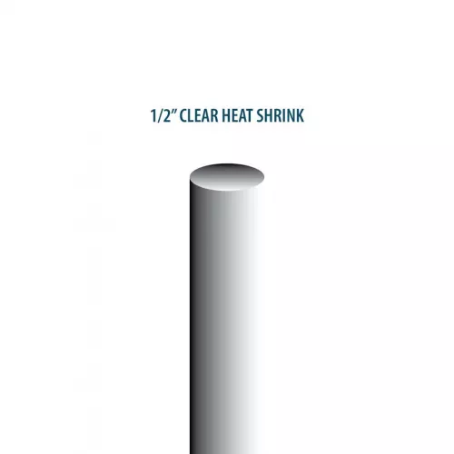 1/2" ID Supplied Bulk Clear Heat Shrink with Internal Sealant