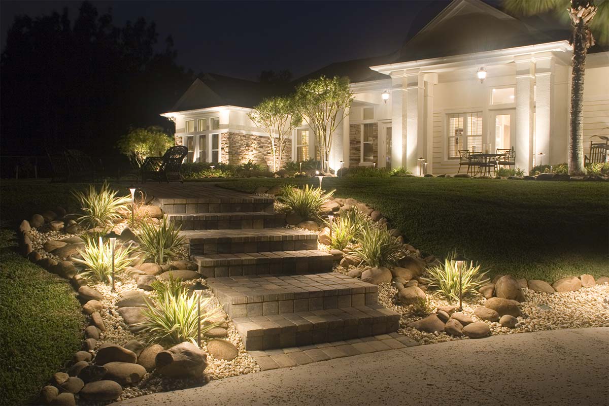 Landscape Light Installation in Maryland